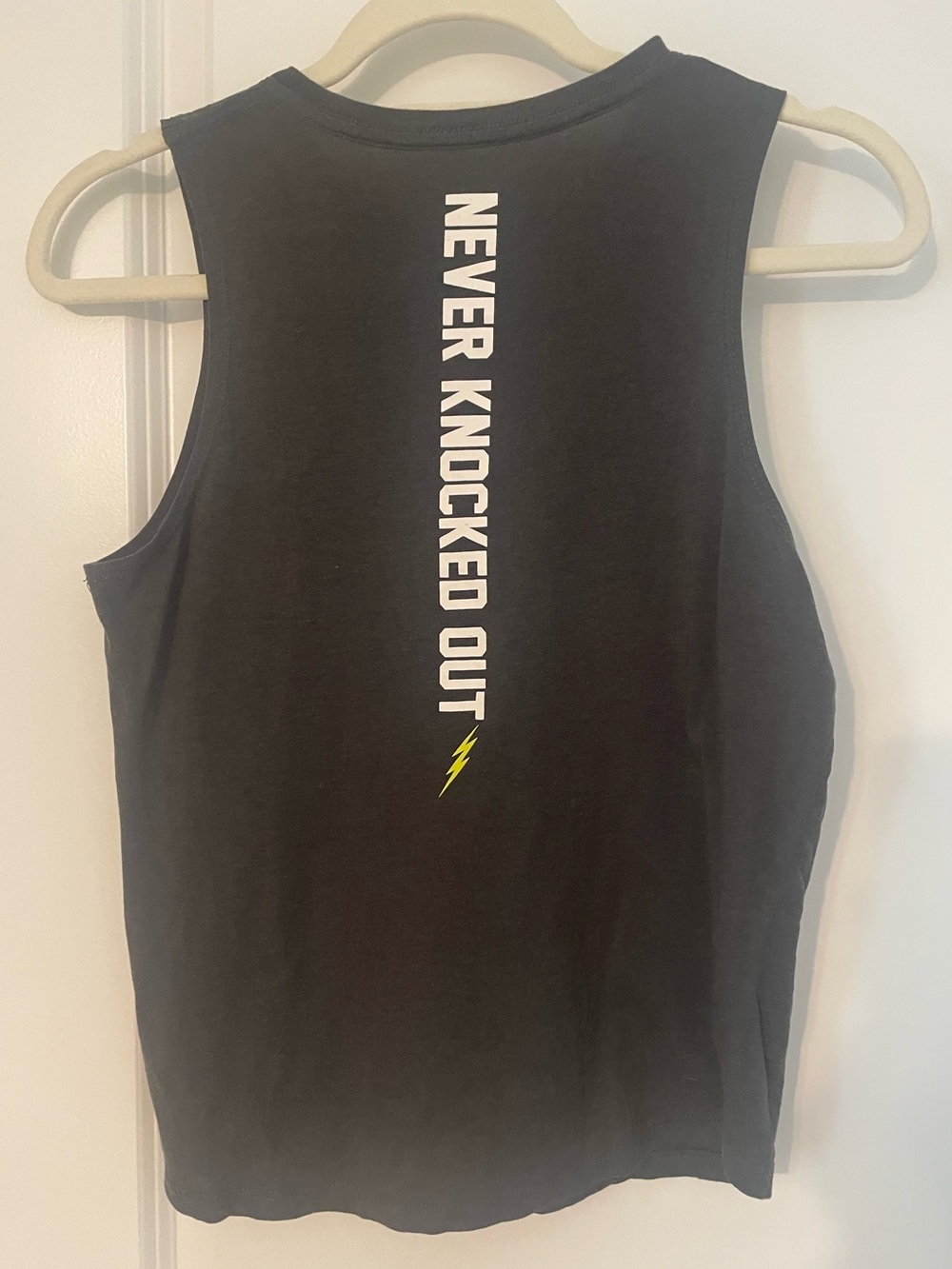 Spiritual Gangster x Kendall Toole Never Knocked Out Gray Muscle Tank Sz S - Picture 2 of 8